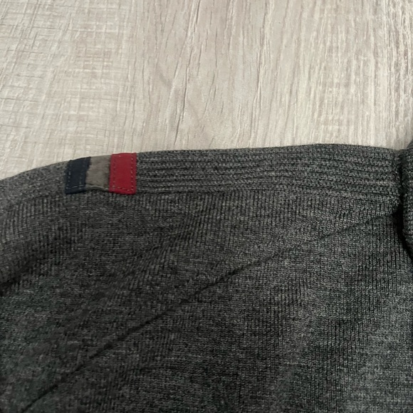 Vintage 80’s retro Men’s thick Lana wool blend ski winter jumper Sweater XL gray - Picture 8 of 14